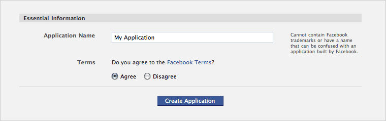 Create Application